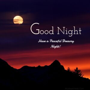 good night images calming