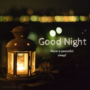 simple good night images