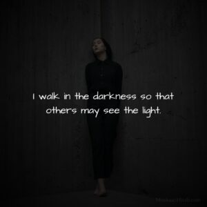 Sad Quote about darkness
