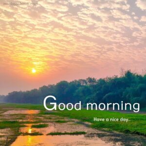 good morning sunrise image